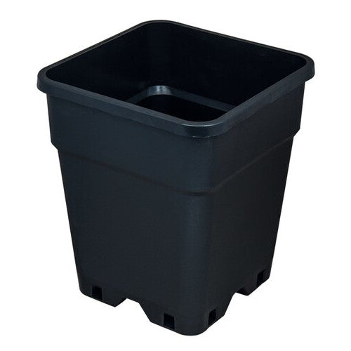 Pflanztopf Viereckig, Schwarz, 2 bis 25 Liter