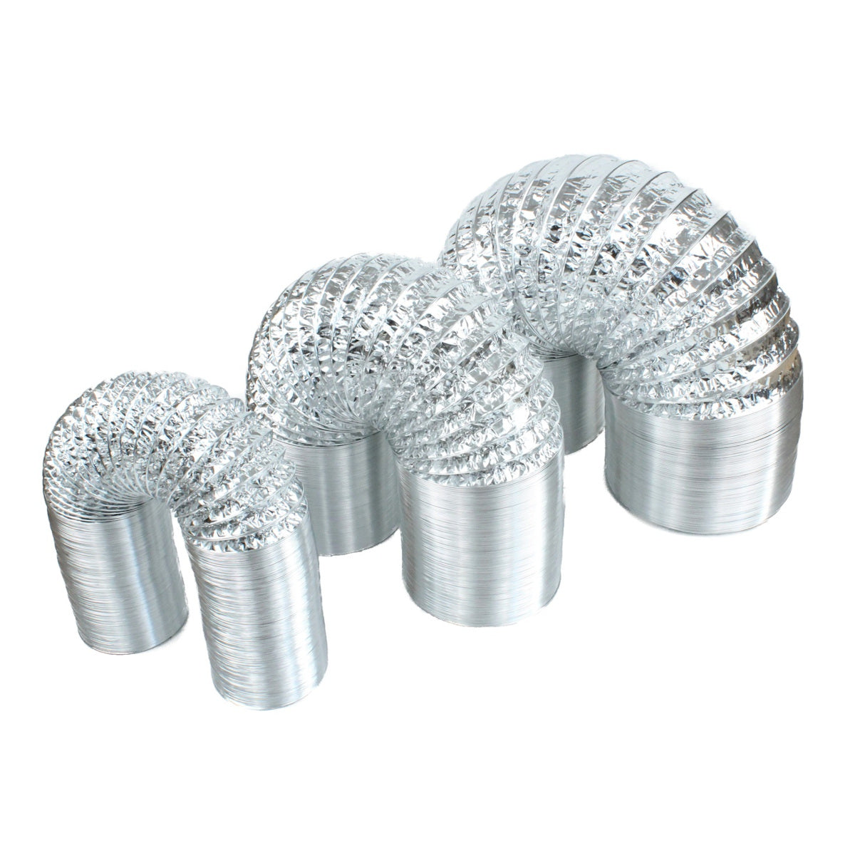 Aluminium Flexschlauch Ø100 / Ø150 / Ø200 mm, 7,5 m