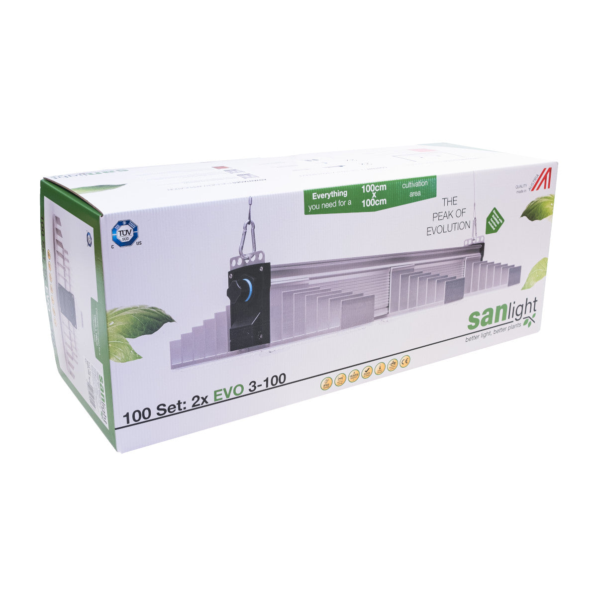 Sanlight EVO 3-100 Set 400 Watt Growlampe LED