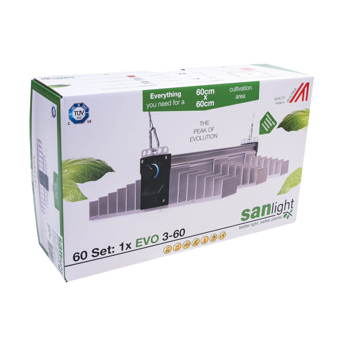 Sanlight Set EVO 3-60 200 Watt Grow Lampe LED
