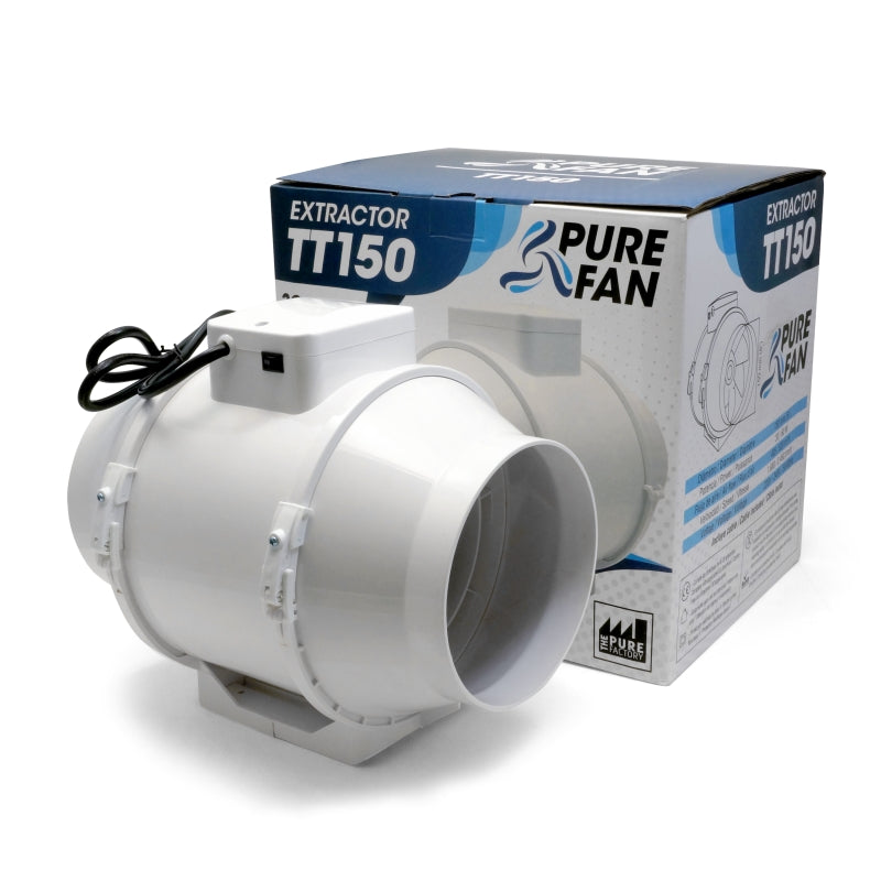 Pure Fan Rohrventilator 150 mm Abluft Growbox
